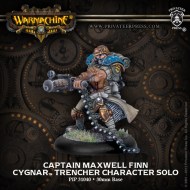 captain maxwell finn cygnar trencher character solo